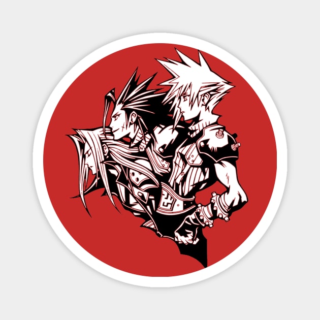 Cloud Sephiroth and Zack Final Fantasy Magnet by OtakuPapercraft